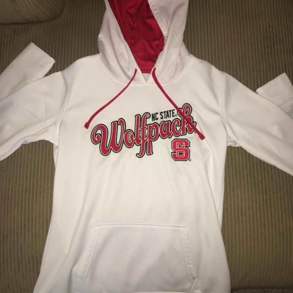 White/red NCSU Medium Hoodie